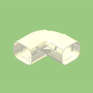 関東器材 配管化粧カバー 角度自在用コーナー アイボリー KCZ-70-I