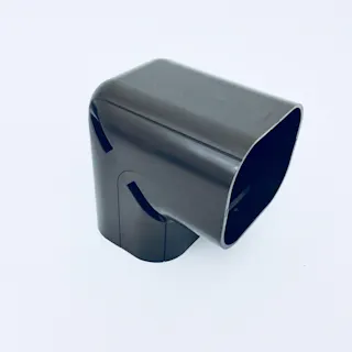 関東器材 屋外用化粧カバー コーナー立上用 75タイプ ブラウン KCN-75T-BR