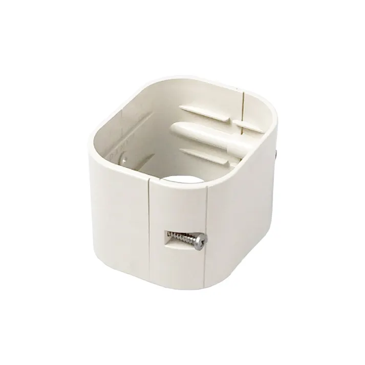 関東器材 配管化粧カバー 直管継手 77タイプ アイボリー KSN-75-I