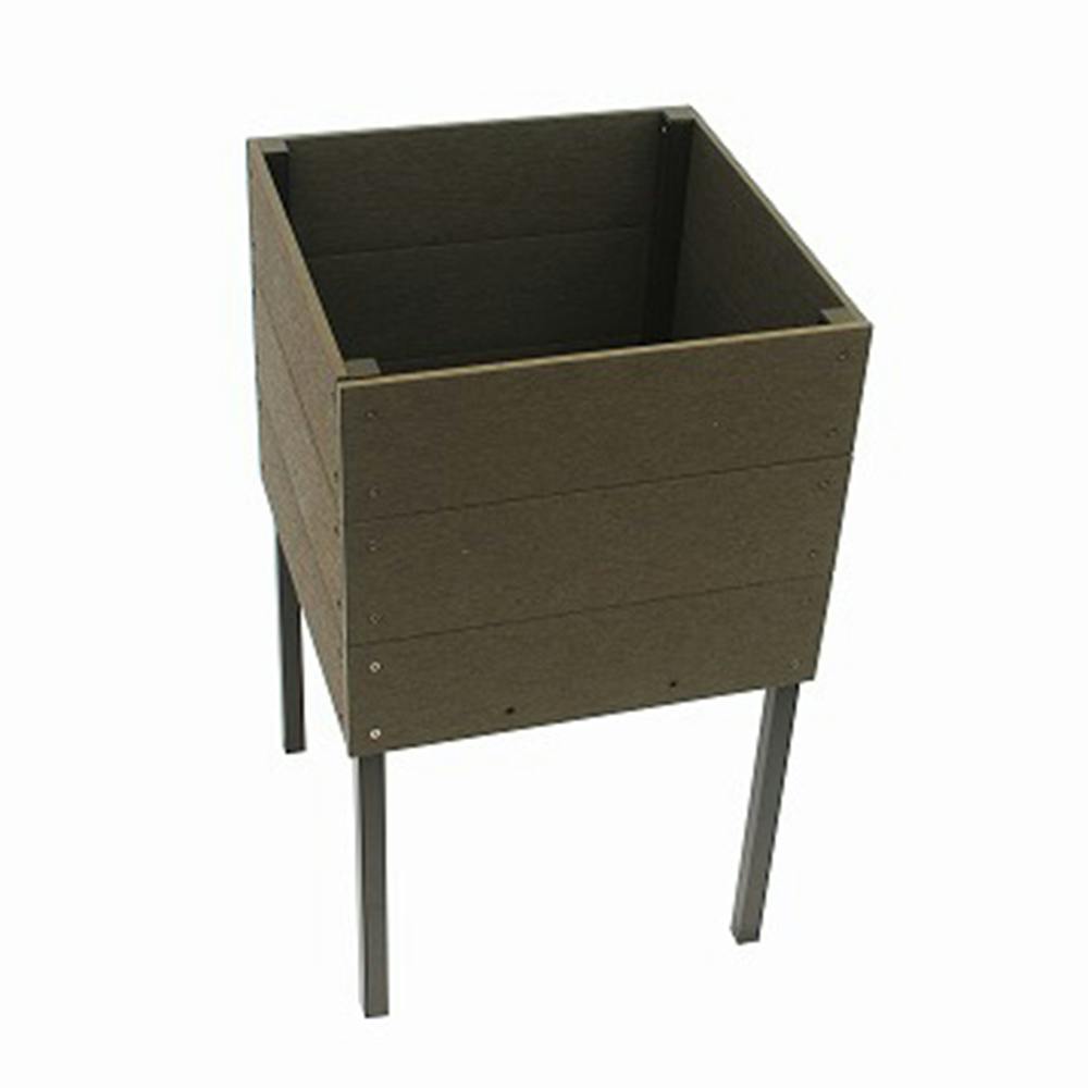 アイリスオーヤマ　大型足付プランター 900 ブラウン 58ℓ 11セット品 Amazon | アイリスオーヤマ プランター 足付プランター 900
