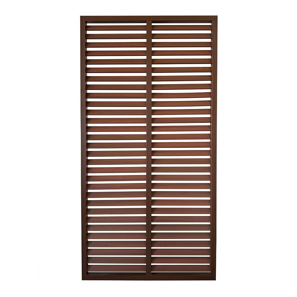 レシナg ルーバーラティス 1890 高さ180×幅90cm ウォルナット【SU】