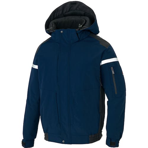 ブルズアイ CAINZ-DASH】アイトス フルハーネス対応防寒ブルゾンネイビーL AZ8976