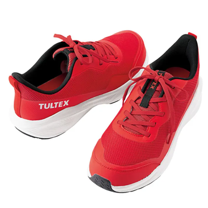 51675セーフティシューズ レッド 23.5cm