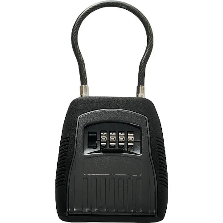 【CAINZ-DASH】フジテック・ジャパン BPセーフティボックス カギ番兵WIRE ワイヤ長さ450mm BP-10788【別送品】