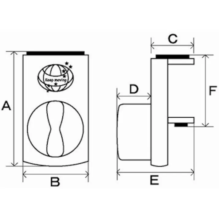 【CAINZ-DASH】フジテック・ジャパン 窓用補助錠 BPギブアップ(1P)シルバー BP-10955【別送品】