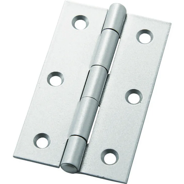 【CAINZ-DASH】フジテック・ジャパン カラー丁番 袋入り(2枚)・厚口76mm・シルバー B-11036【別送品】