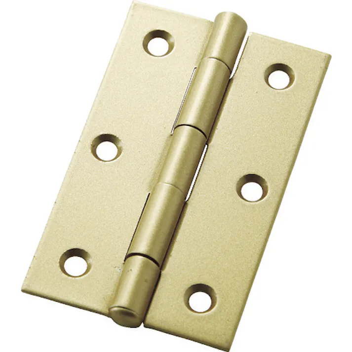 【CAINZ-DASH】フジテック・ジャパン カラー丁番 袋入り(2枚)・厚口89mm・ゴールド B-11046【別送品】