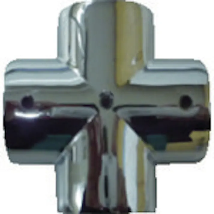 【CAINZ-DASH】フジテック・ジャパン パイプ継手クロス・32mm(ネジ止め付) B-28410【別送品】