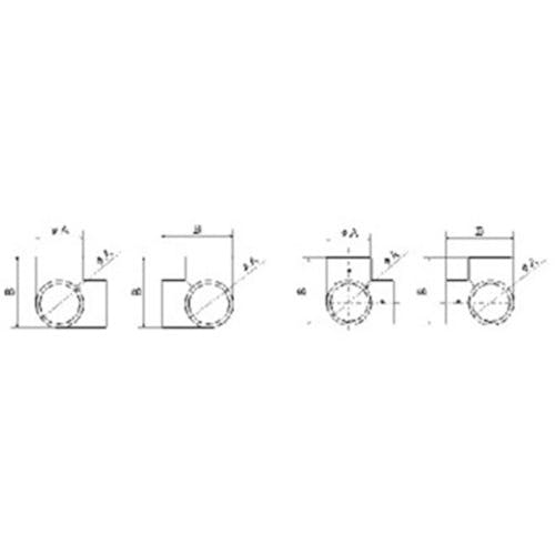 CAINZ-DASH】フジテック・ジャパン パイプ継手三方エルボ・32mm B