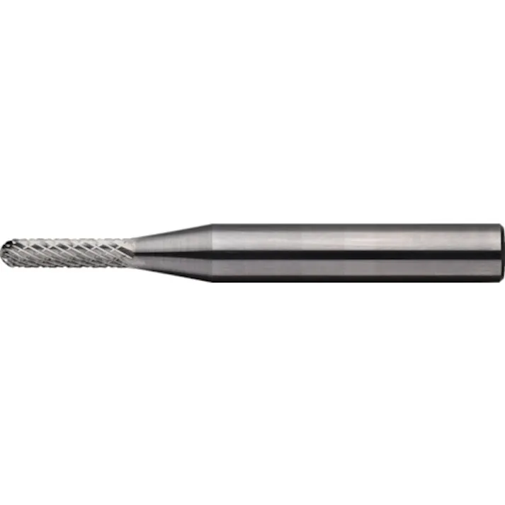 【CAINZ-DASH】ムラキ 超硬バー Cシリーズ 形状:先丸円筒(クロスカット) 刃長12.7mm CB2C100【別送品】