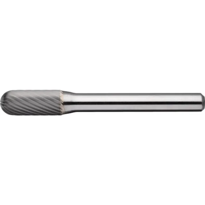 【CAINZ-DASH】ムラキ 超硬バー Cスパイラルシリーズ 形状:先丸円筒(スパイラルカット) 刃長19mm CB2C104S【別送品】