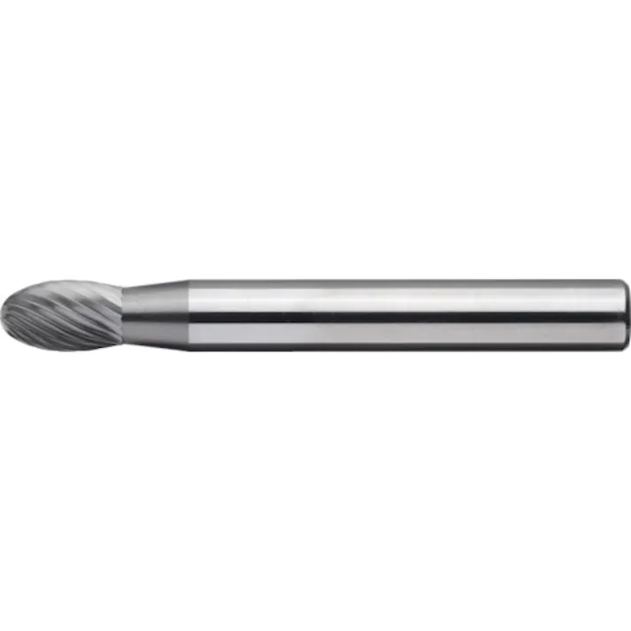 【CAINZ-DASH】ムラキ 超硬バー Cスパイラルシリーズ 形状:タマゴ(スパイラルカット) 刃長9.5mm CB6C101S【別送品】