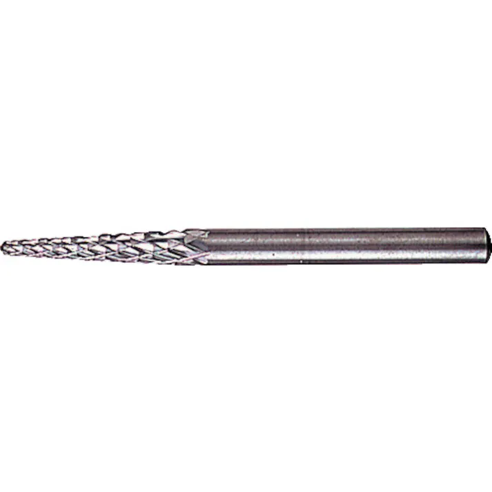 【CAINZ-DASH】ムラキ 超硬バー Aシリーズ 形状:円錐型60°(クロスカット) 刃長2.2mm CB46A060W【別送品】