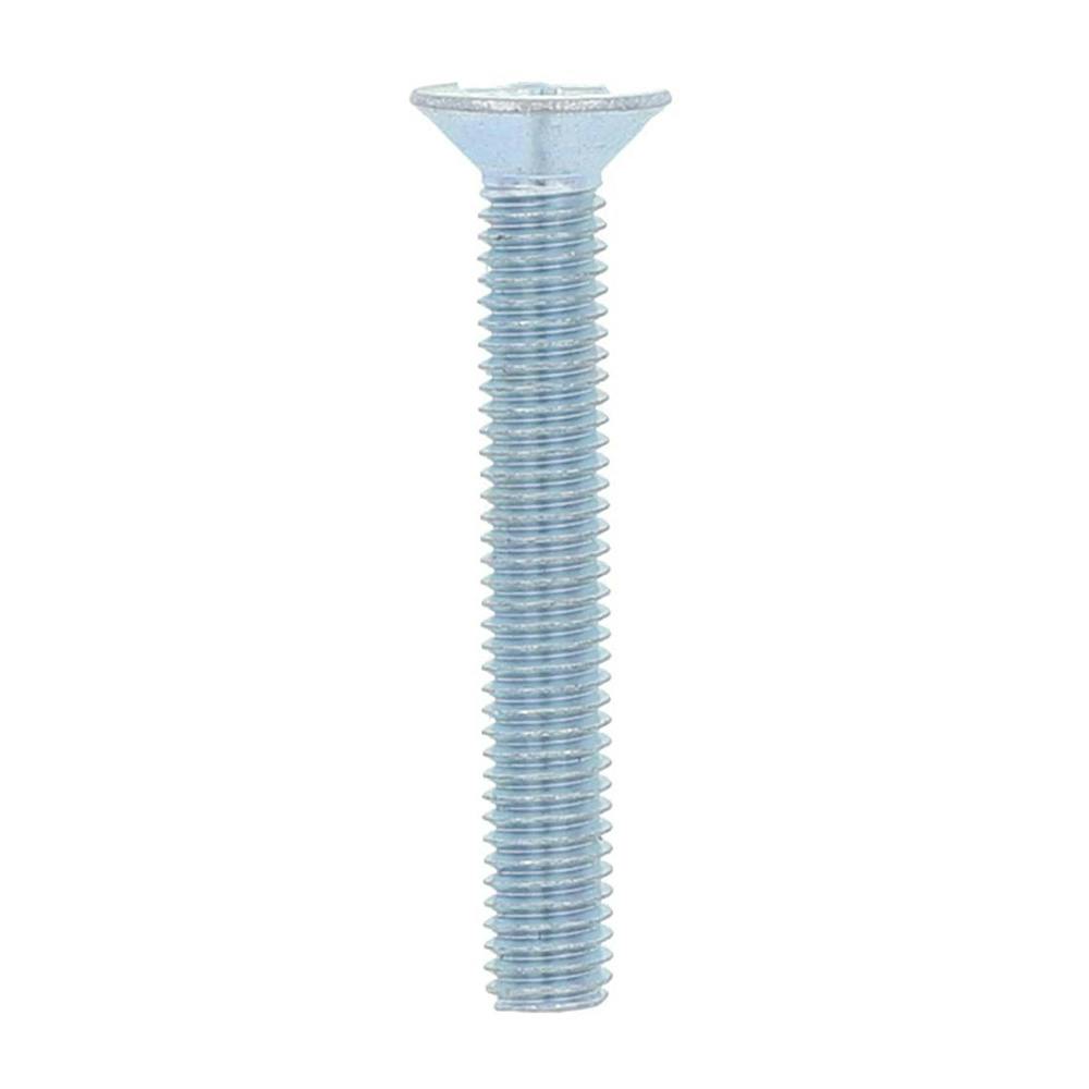 小ねじ 皿 ユニクロ 509-394 M5×35mm 4本入 | ねじ・くぎ・針金