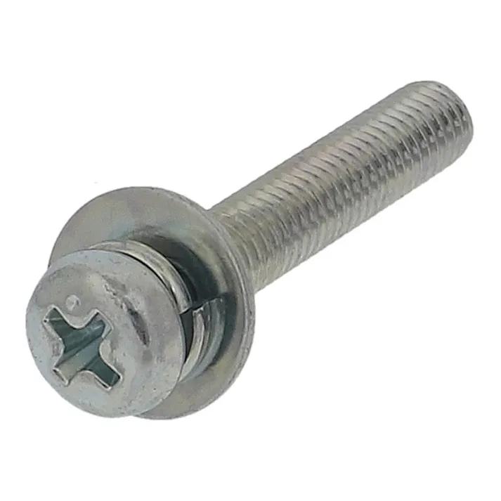 座金組込ねじP-3 ユニクロ 509-520 M5×30mm 4本入