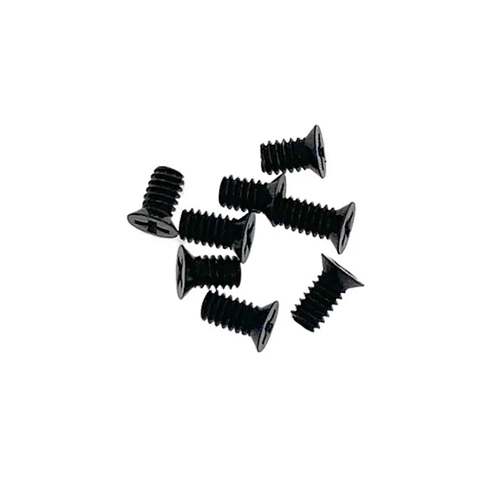 精密小ねじ 鉄/メッキ 皿 アソート 黒 533-793 M2.0mm 8本入