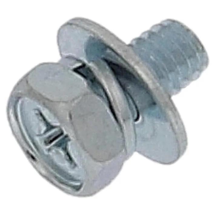 アプセット六角ボルト ユニクロ 517-201 P=3 4×8mm 4入