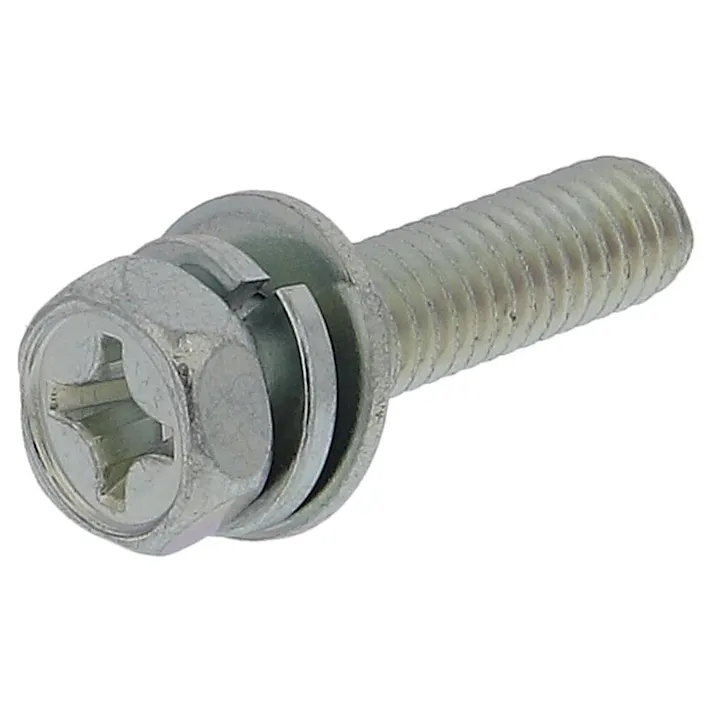 アプセット六角ボルト ユニクロ P=3 517-214 M6×25mm 2本入