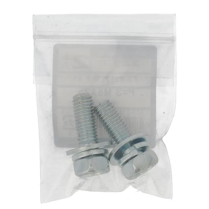 アプセット六角ボルト ユニクロ P=3 517-218 M8×25mm 2本入