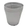 硬質ポット ライトグレー 12cm 5枚