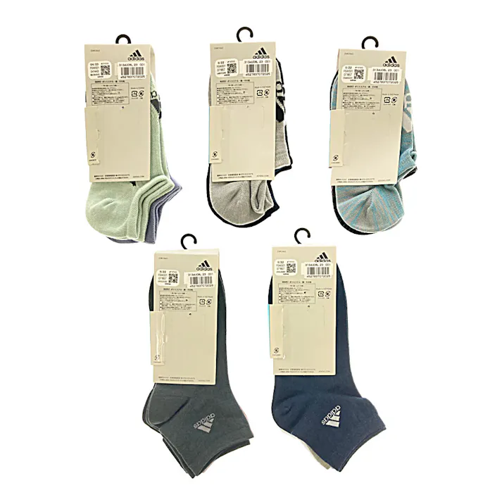 婦人靴下 アディダス 3足組 各種 23-25cm アソート