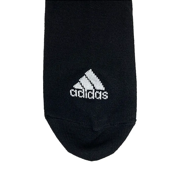 紳士靴下 アディダス 3足組 ロゴ スニーカー丈 28-30cm モノトーン