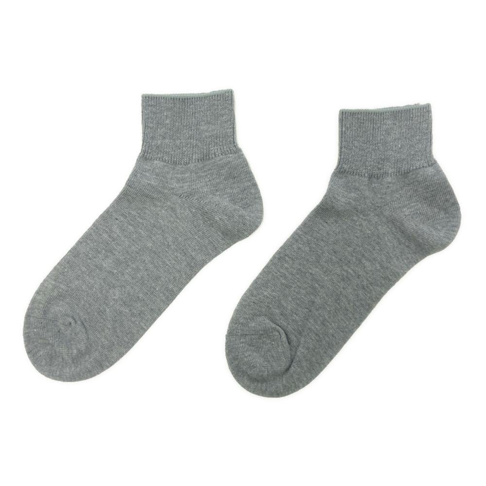 紳士 ズボラソックス ショート丈 グレー 25.0cm-27.0cm 1足組 | 作業着