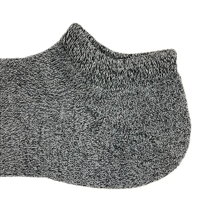 紳士靴下 NNS ゴム跡がつきにくい 2足組 スニーカー丈 25-28cm グレー