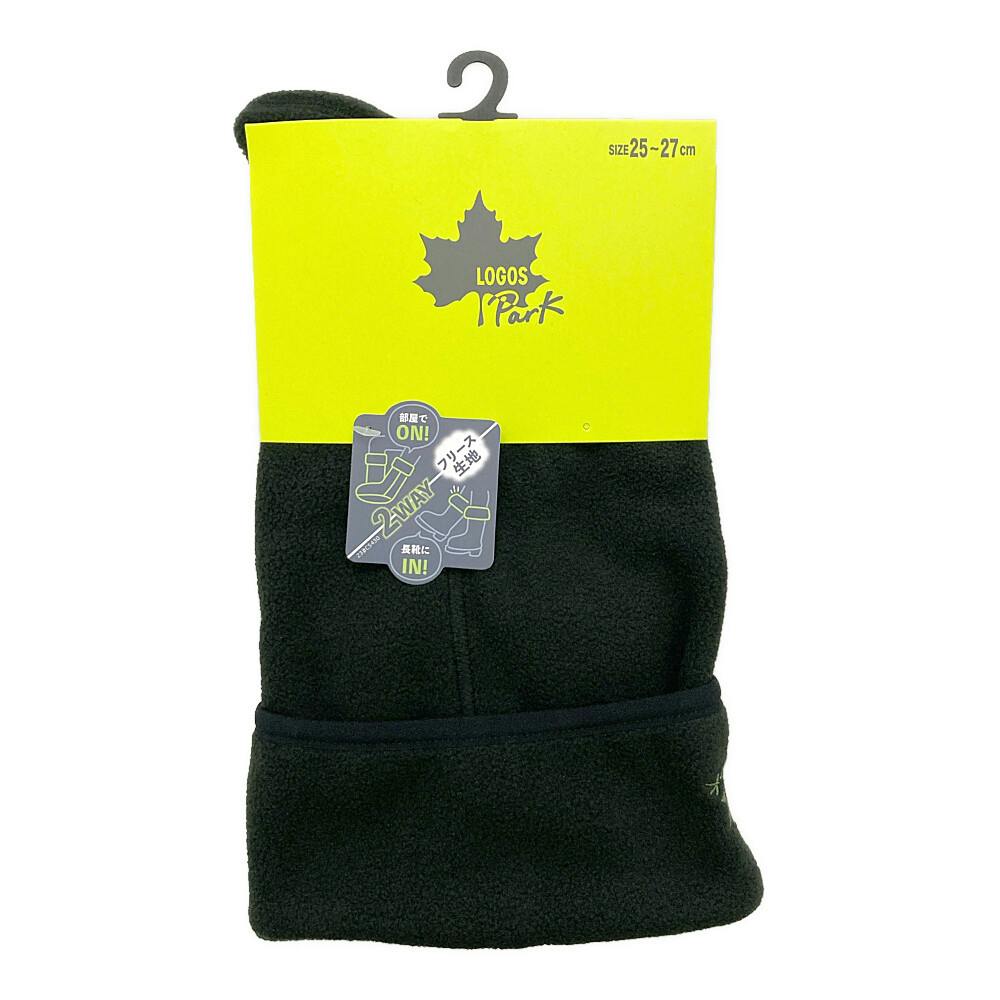 紳士 LOGOS Parkインナーソックス 黒 25-27cm 紳士 靴下・肌着
