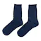 紳士 爽快 消臭 DRY ワッフル ハーフ丈 ネイビー 25-27cm 2足組
