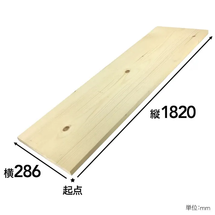 SPF材 1×12 6F(1.9×28.6×182cm)