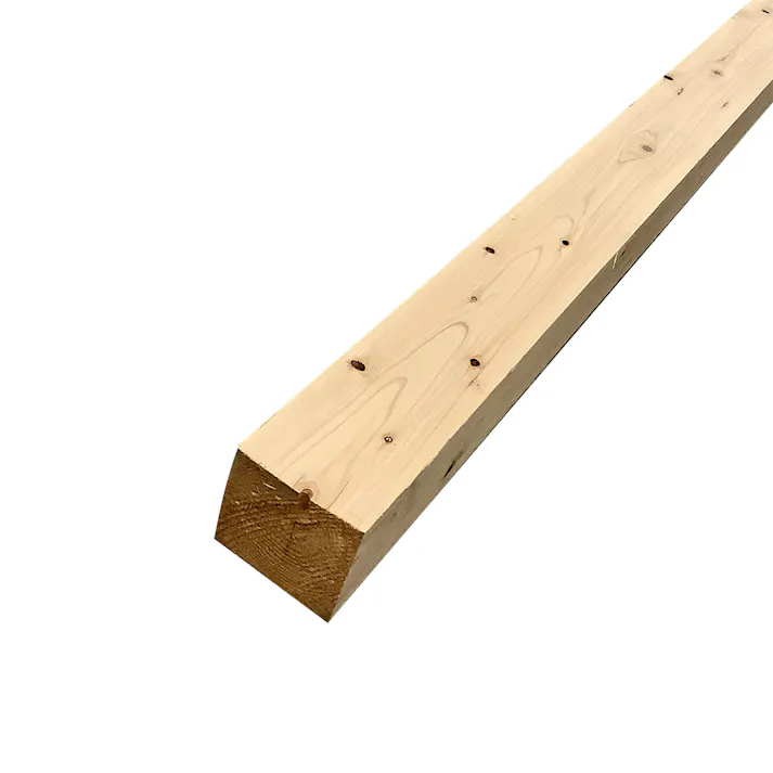 桧KD材 管柱 幅90mm 長さ4000mm 厚さ90mm【SU】