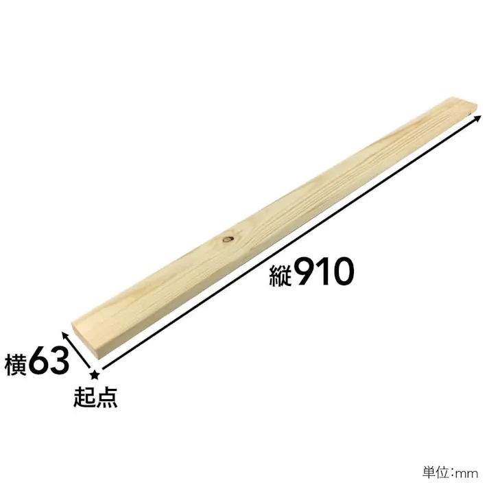 SPF材 1×3 3フィート (約)1.9×6.3×91cm