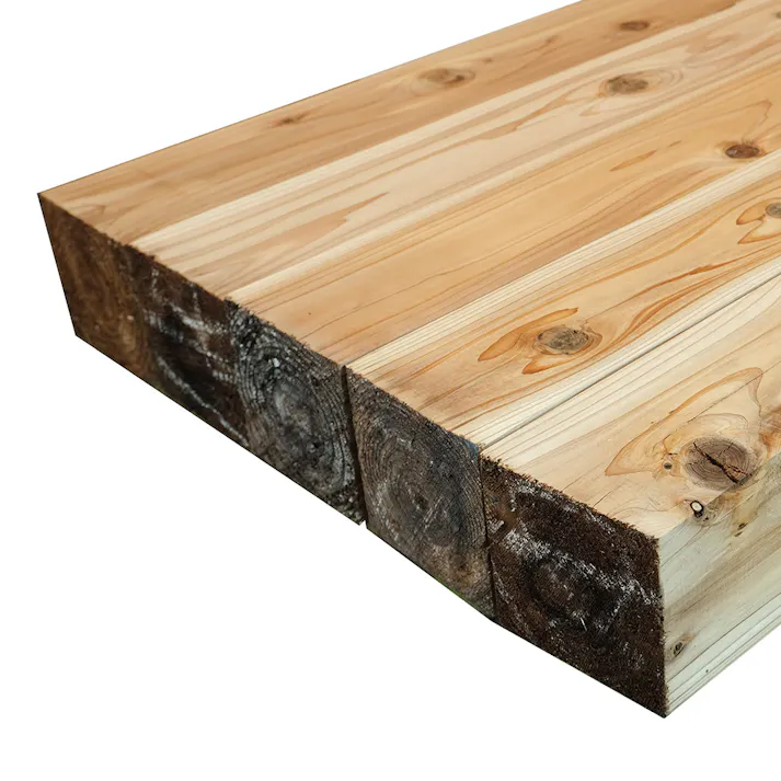 屋久島地杉デッキ材 幅90mm 長さ3000mm 厚さ90mm【SU】