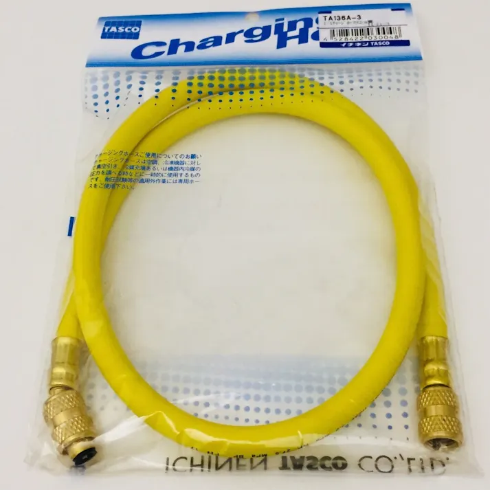 イチネンTASCO タスコ R22チャージホース 黄 92cm TA136A-3
