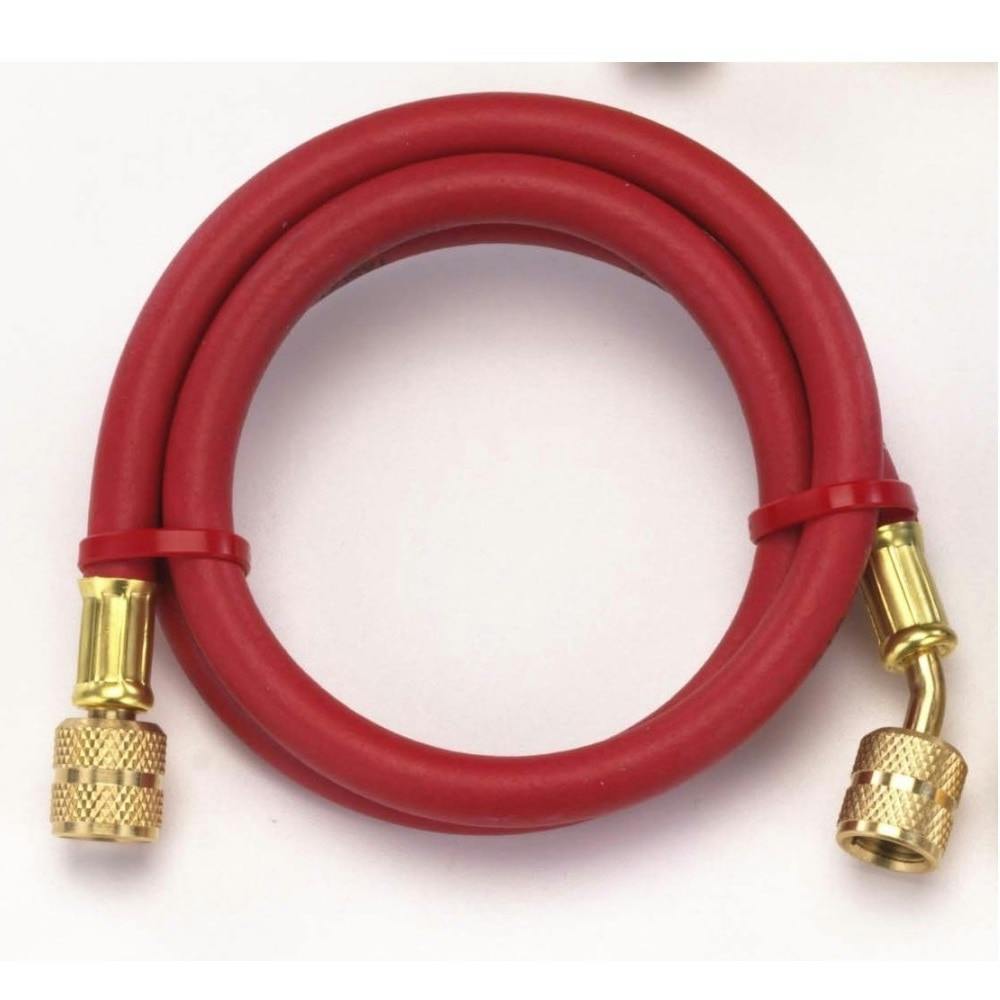 イチネンTASCO タスコ R22 R12 R5021/4チャージホース 赤 150cm TA136B