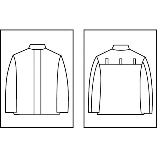 帝健 炉前遮熱アルミ作業上着 ＡＷＷ１−Ｌ １着 （メーカー直送品
