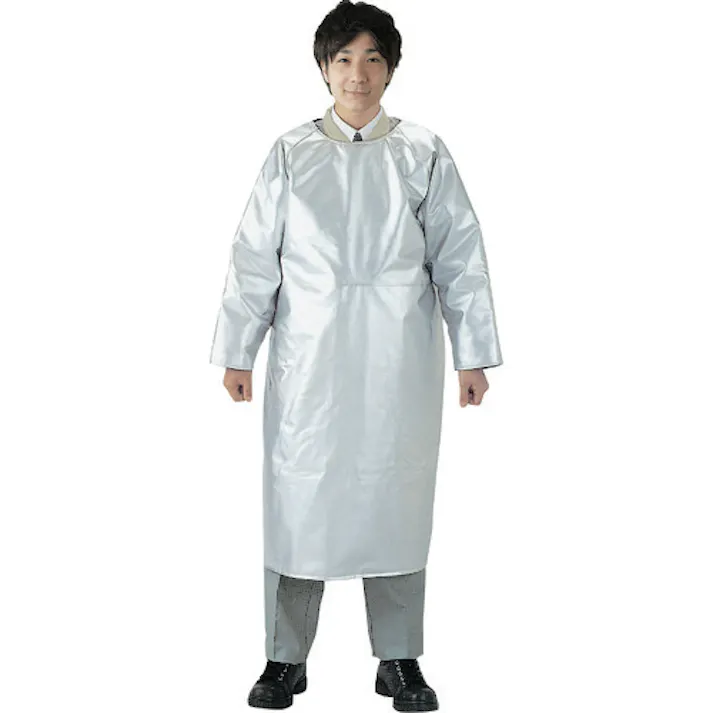 【CAINZ-DASH】帝健 炉前遮熱アルミ作業エプロンAMA3 AMA3-L【別送品】