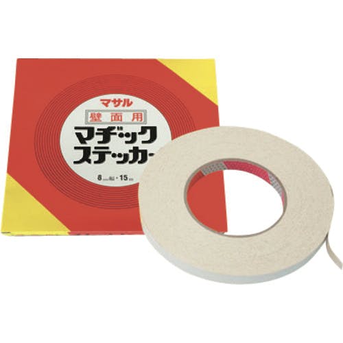 マサル工業 マヂックステッカ-(壁面用) 8mmx15m 8KMS ケーブルカバー用オプション マサル工業 マヂックステッカ-(壁面用) 8mmx15m 8KMS ケーブルカバー用オプション