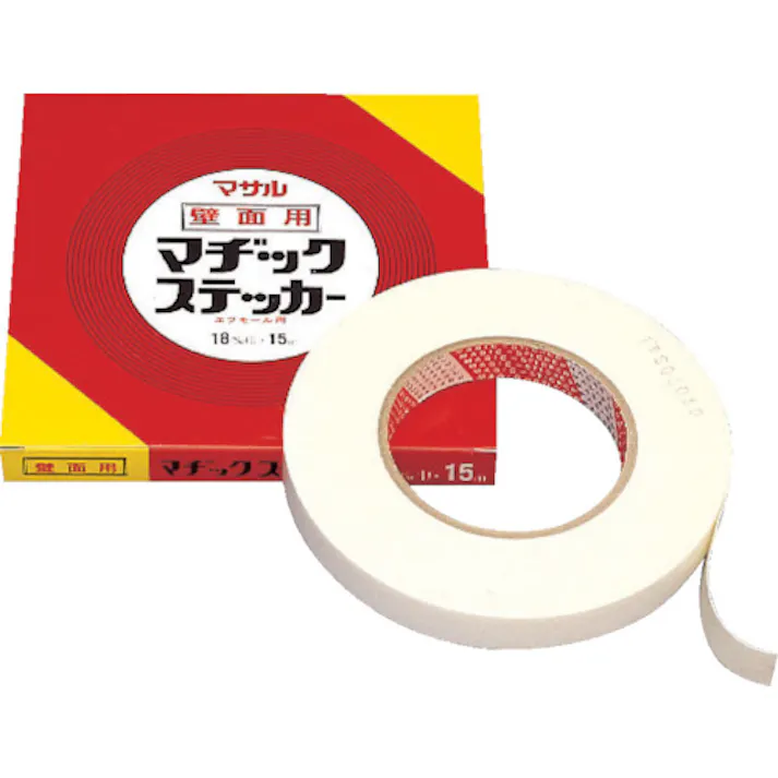 【CAINZ-DASH】マサル工業 マヂックステッカー(壁面用) 10mmx15m 10KMS【別送品】
