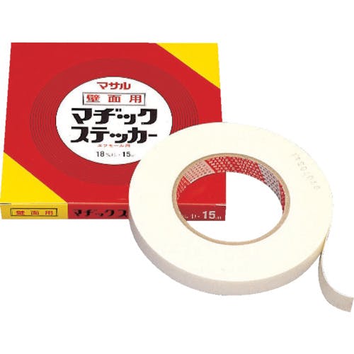 マサル工業 マヂックステッカ-(壁面用) 25mmx15m 25KMS 汎用両面テープ マサル工業 マヂックステッカ-(壁面用) 25mmx15m 25KMS 汎用両面テープ