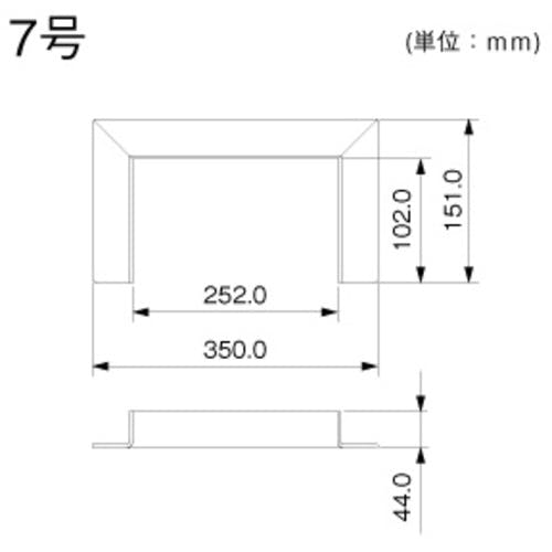 CAINZ-DASH】マサル工業 エムケーダクト 4号 グレー MD41【別送品