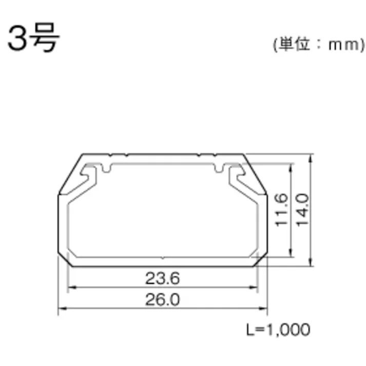 【CAINZ-DASH】マサル工業 ニュー・エフモール 3号 ブラック SFM3W【別送品】