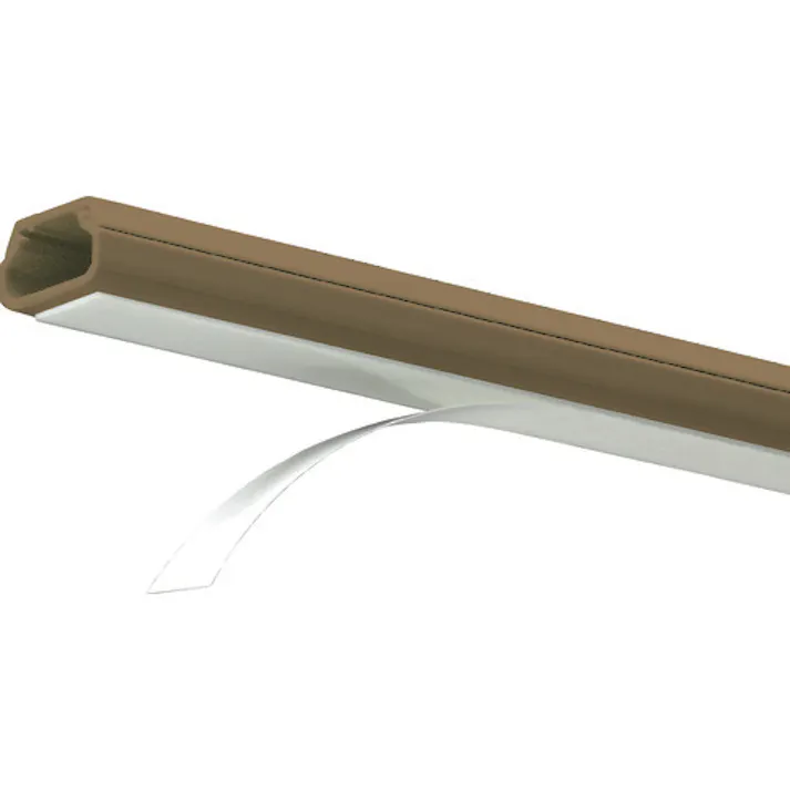 【CAINZ-DASH】マサル工業 テープ付ニュー・エフモール 4号 ブラウン SFT46【別送品】