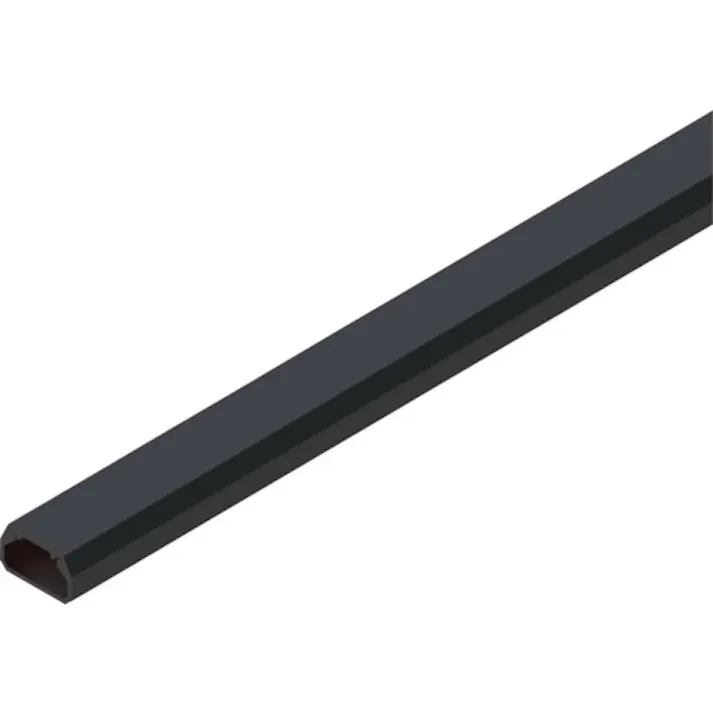 【CAINZ-DASH】マサル工業 テープ付ニュー・エフモール 4号 ブラック SFT4W【別送品】