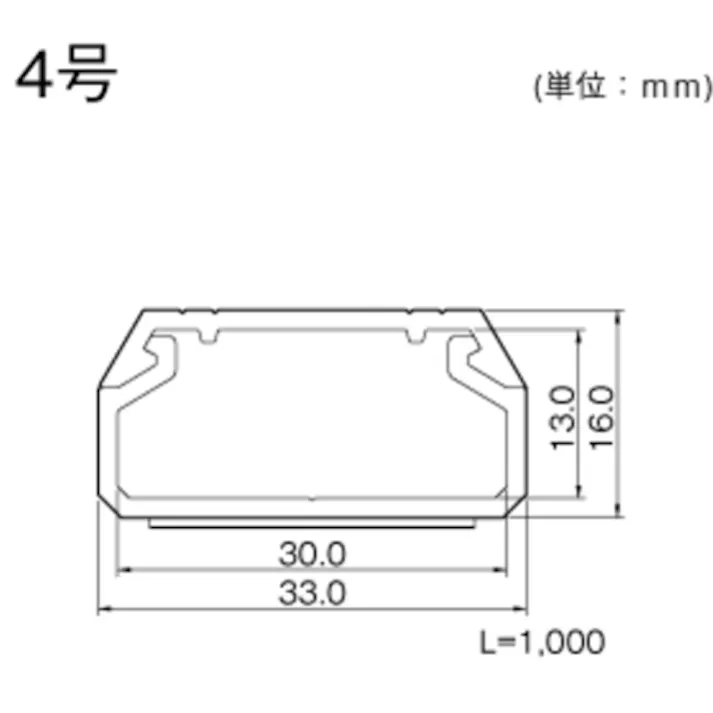 【CAINZ-DASH】マサル工業 テープ付ニュー・エフモール 4号 ブラック SFT4W【別送品】
