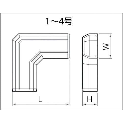 CAINZ-DASH】マサル工業 ニュー・エフモール付属品 マガリ ２号 ミルキーホワイト【別送品】｜ホームセンター通販【カインズ】