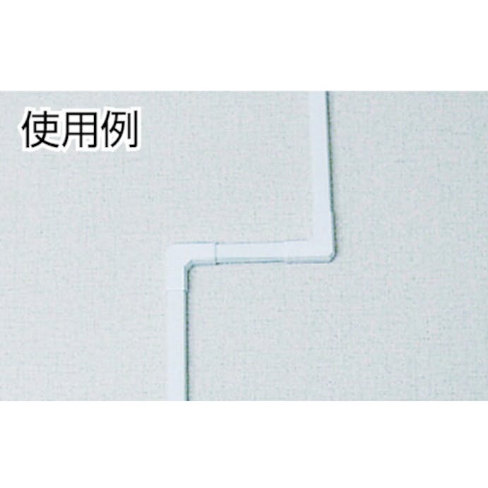 【CAINZ-DASH】マサル工業 ニュー・エフモール付属品　マガリ　３号　ミルキーホワイト SFMM33【別送品】