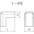 【CAINZ-DASH】マサル工業 ニュー・エフモール付属品　デズミ　２号　ミルキーホワイト SFMD23【別送品】