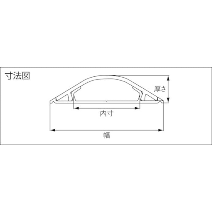 【CAINZ-DASH】マサル工業 ガードマン２Ｒ　２号　１ｍ　ホワイト GR2102【別送品】